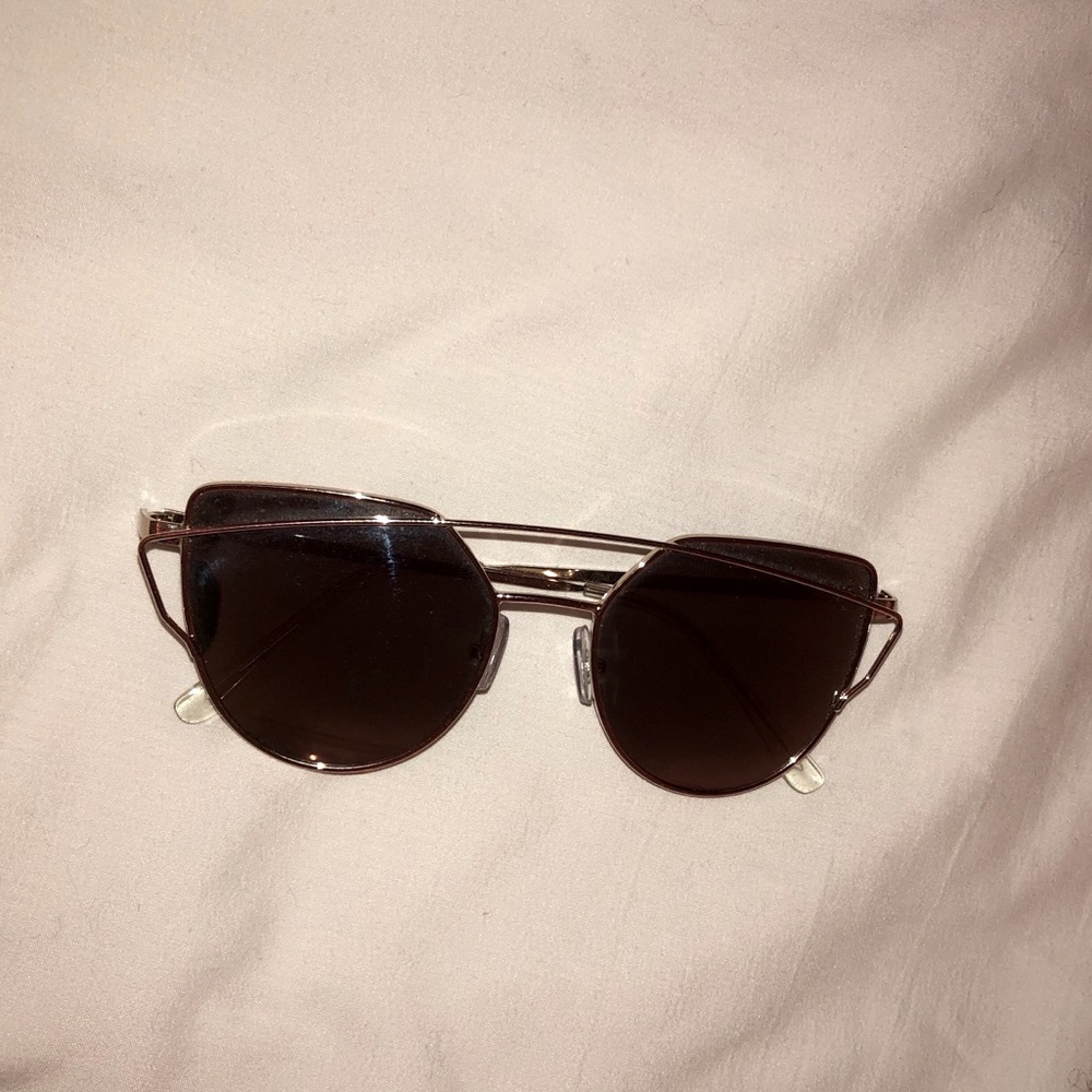 Silver Metallic Sunglasses